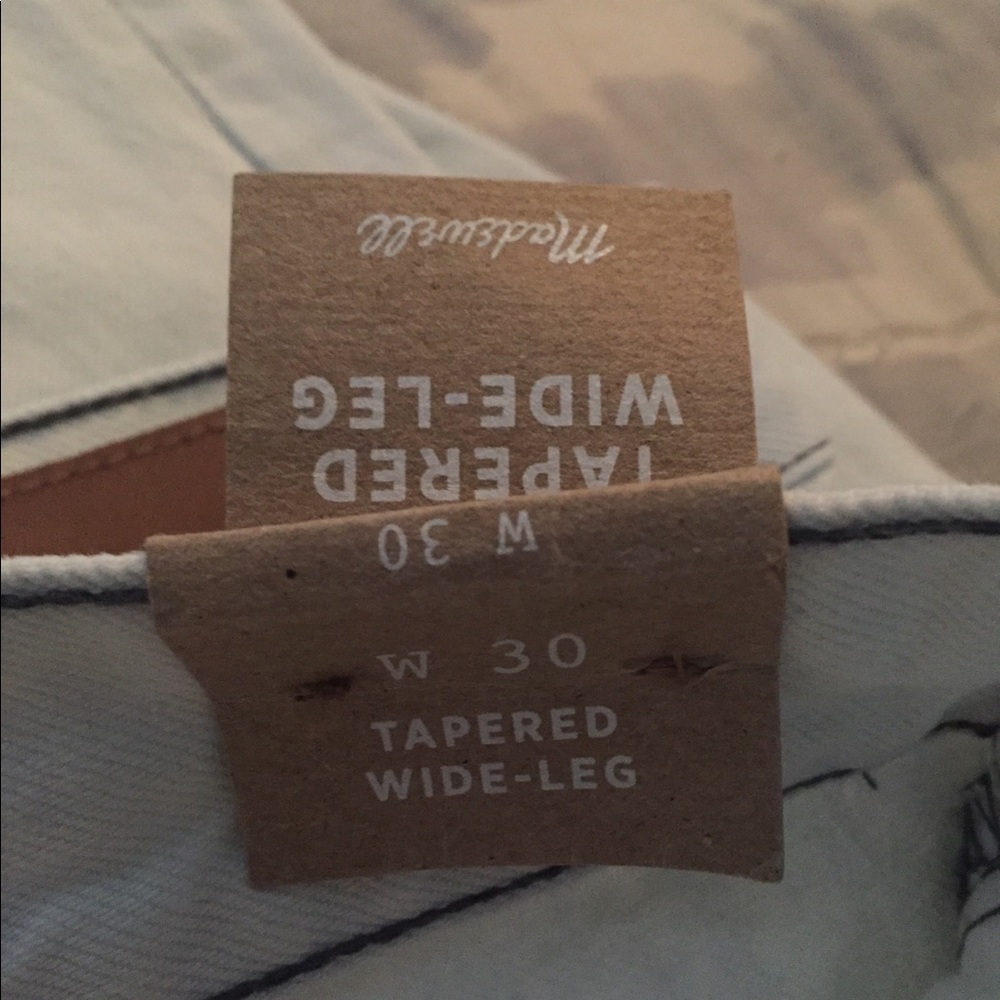 NWT Madewell Tapered Jeans - Picture 7 of 8